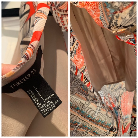 ⭐️ Forever 21 Printed Boho Maxi Dress - Picture 4 of 4